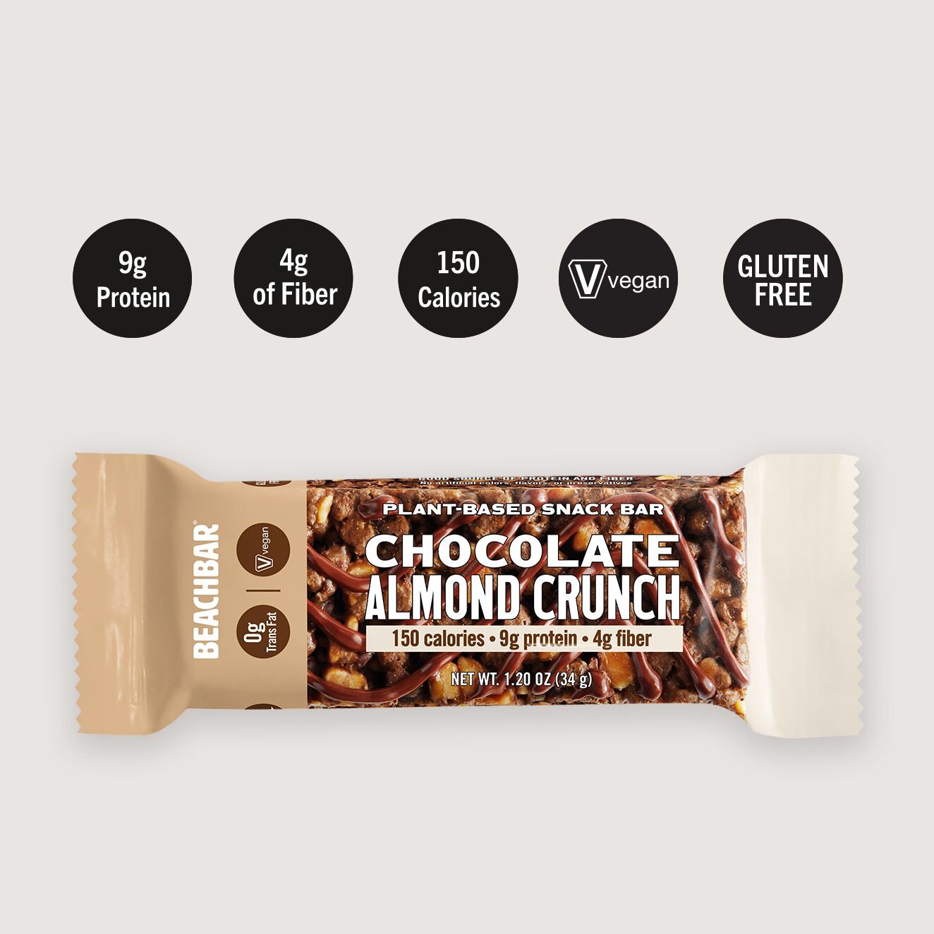 BEACHBAR Chocolate Almond Crunch key benefits