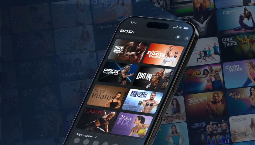BODi app on a smartphone