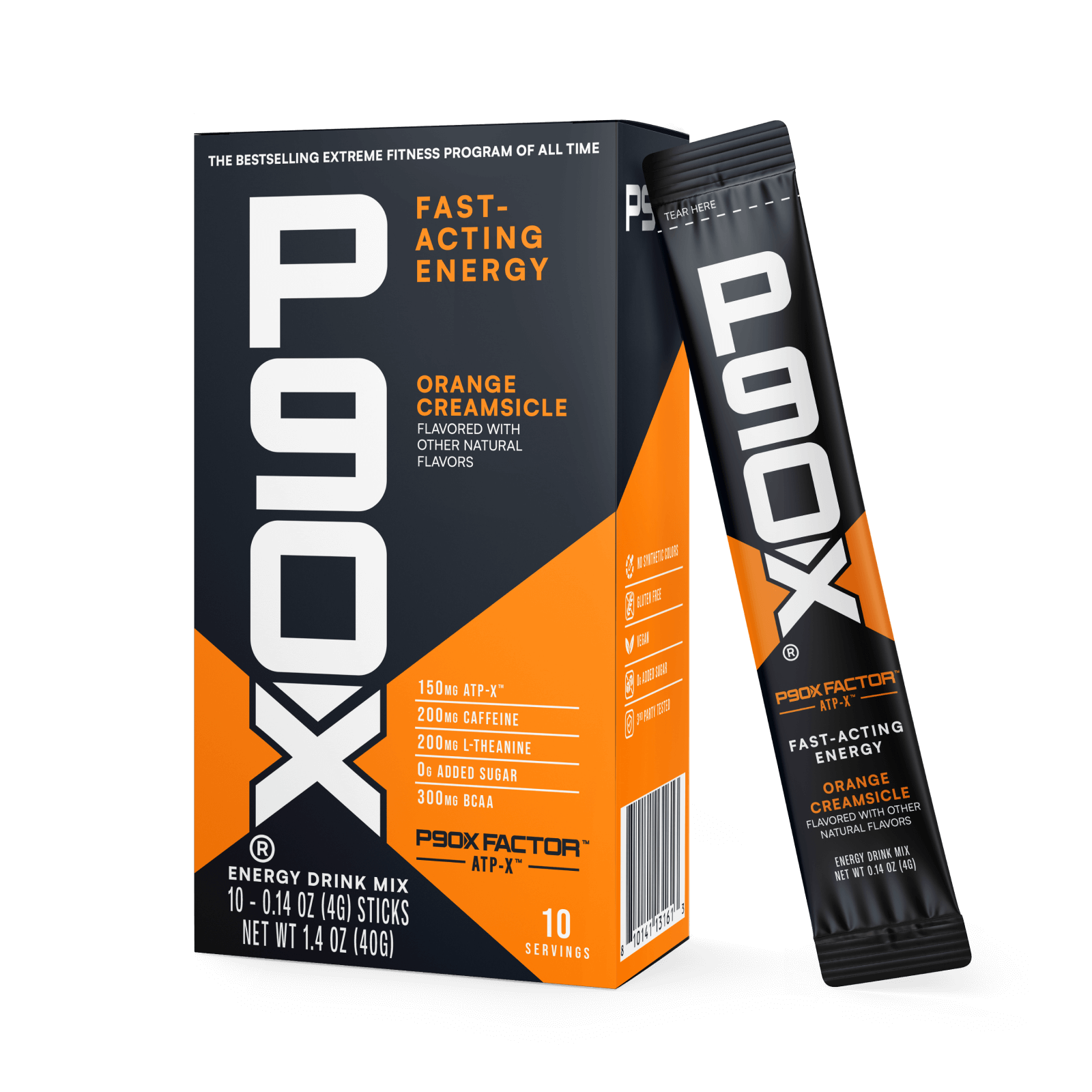 P90X Energy Orange-Creamsicle 10 Servings