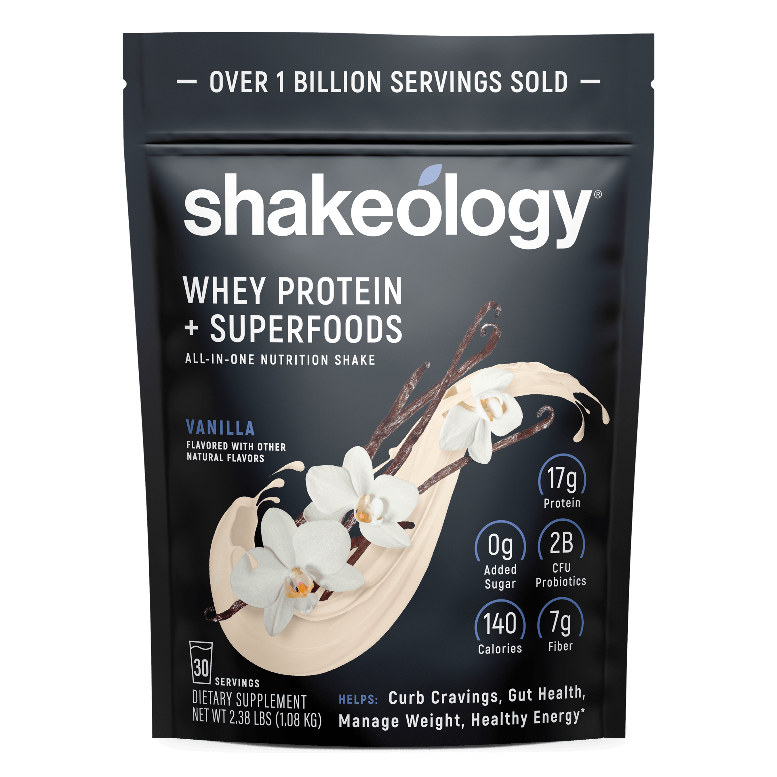 A bag of Shakeology Whey Protein + Superfoods 